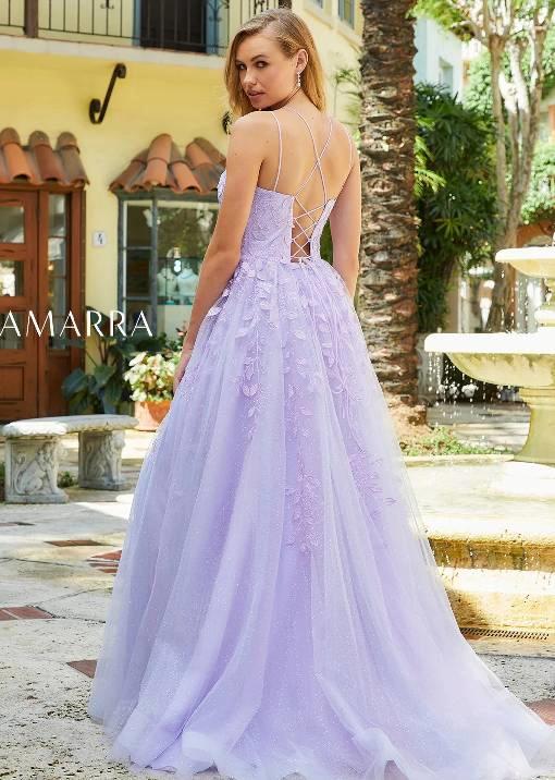 pink ball gown prom dress
